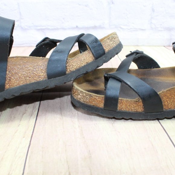 Birkenstock Mayari Black Birko-Flor Slide Sandals Size EU 37 US  6-6.5 - Picture 10 of 10